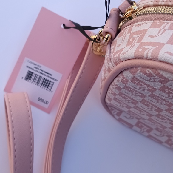 Juicy Couture crossbody pink Bag| Geo pink Diamond over the shoulder bags NWT - Picture 8 of 14